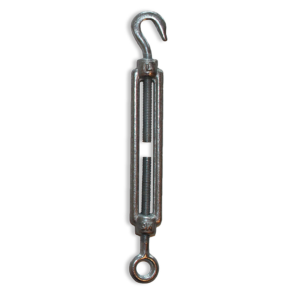 ab 6 mm Seilspanner Haken und Öse  Din 1480 Stahl verzinkt