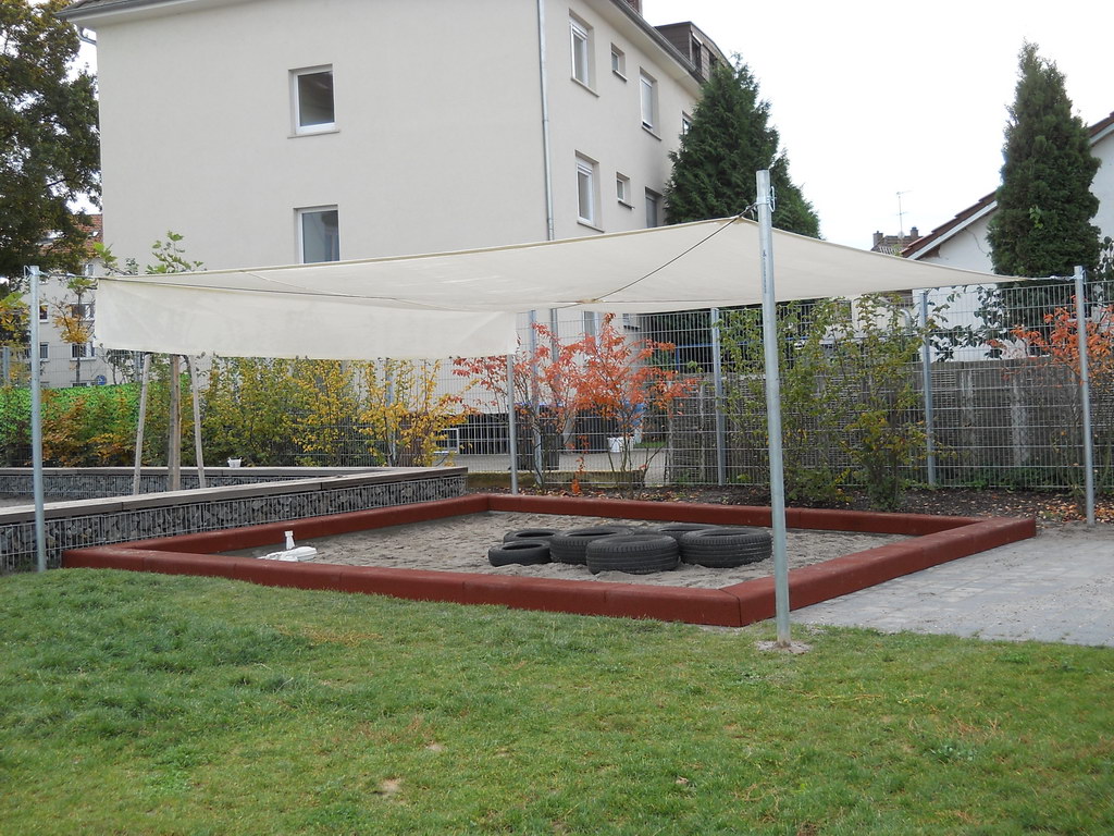 Blockstufen RO-FLEX Sonnensegel Sandkastenabdeckung