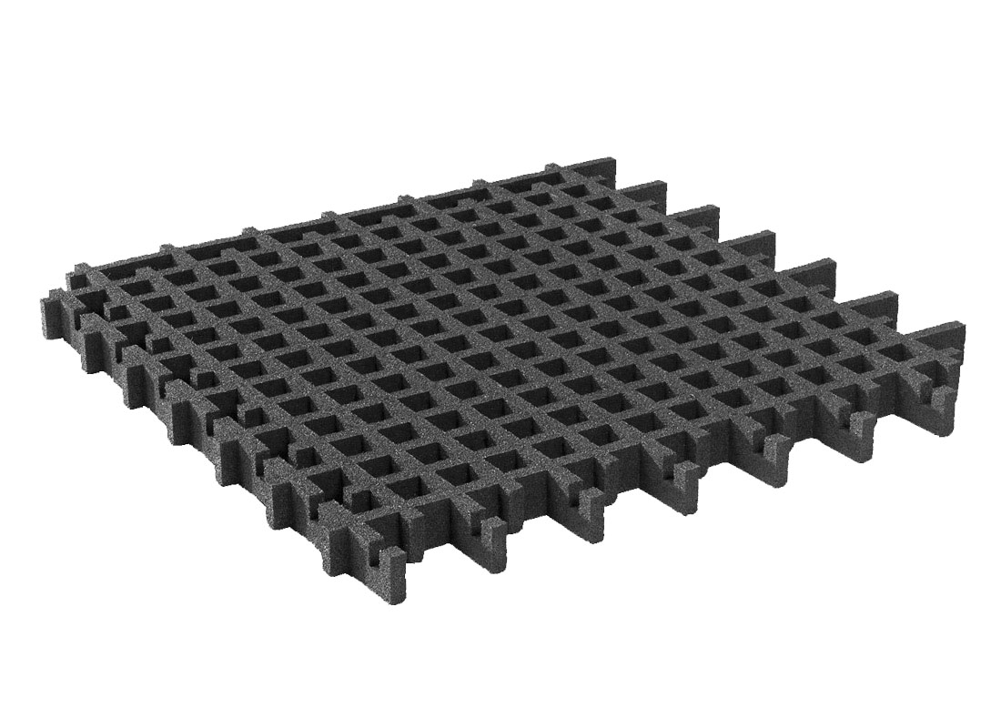 Rasengitterplatte 100 mm, schwarz