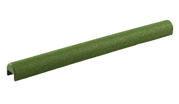 Gummigranulatüberzug für Beton Rabatten 60 mm Grün