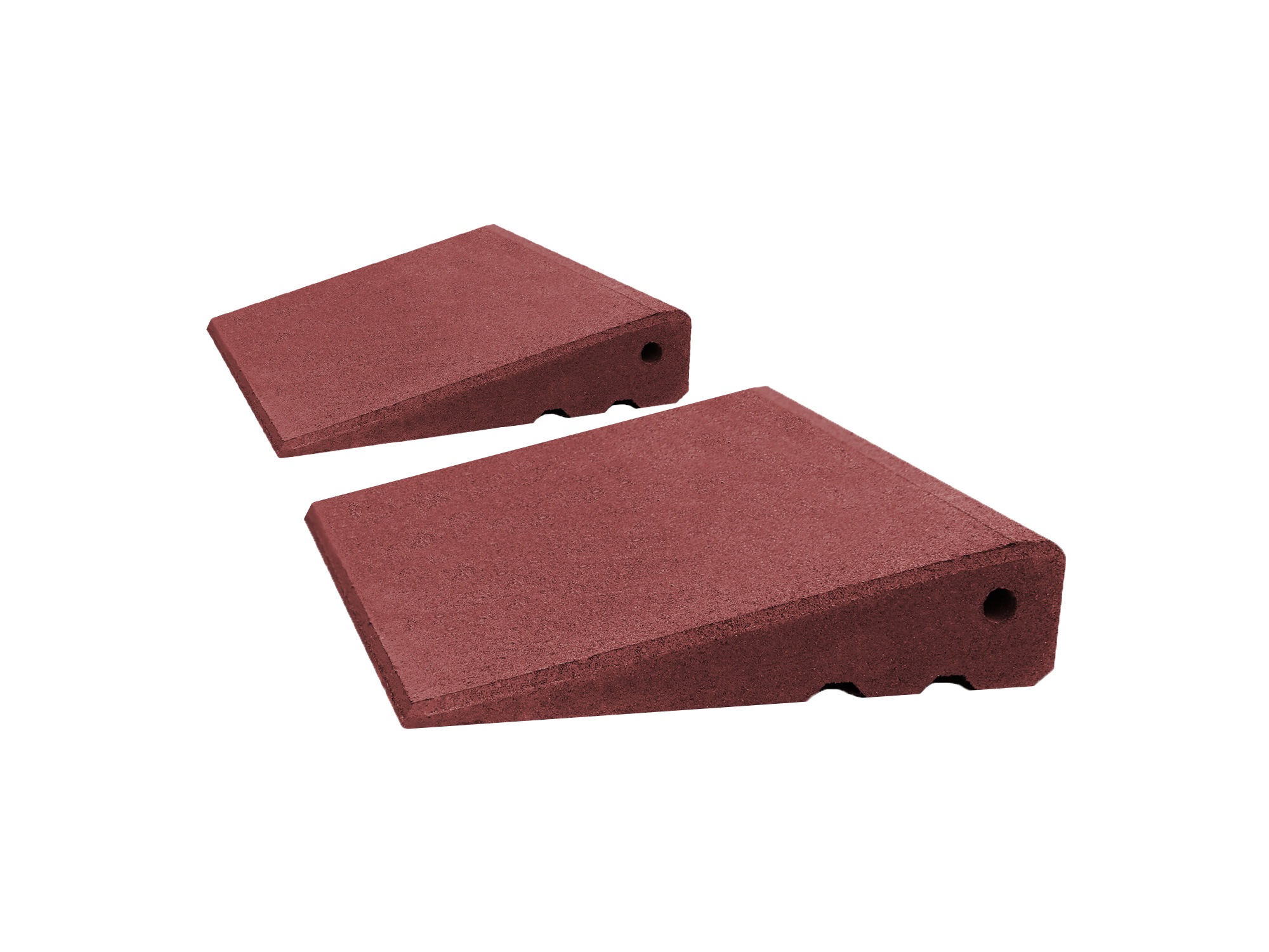 Türschwellenrampe Excellent Set mm 65 mm Hoch Rotbraun