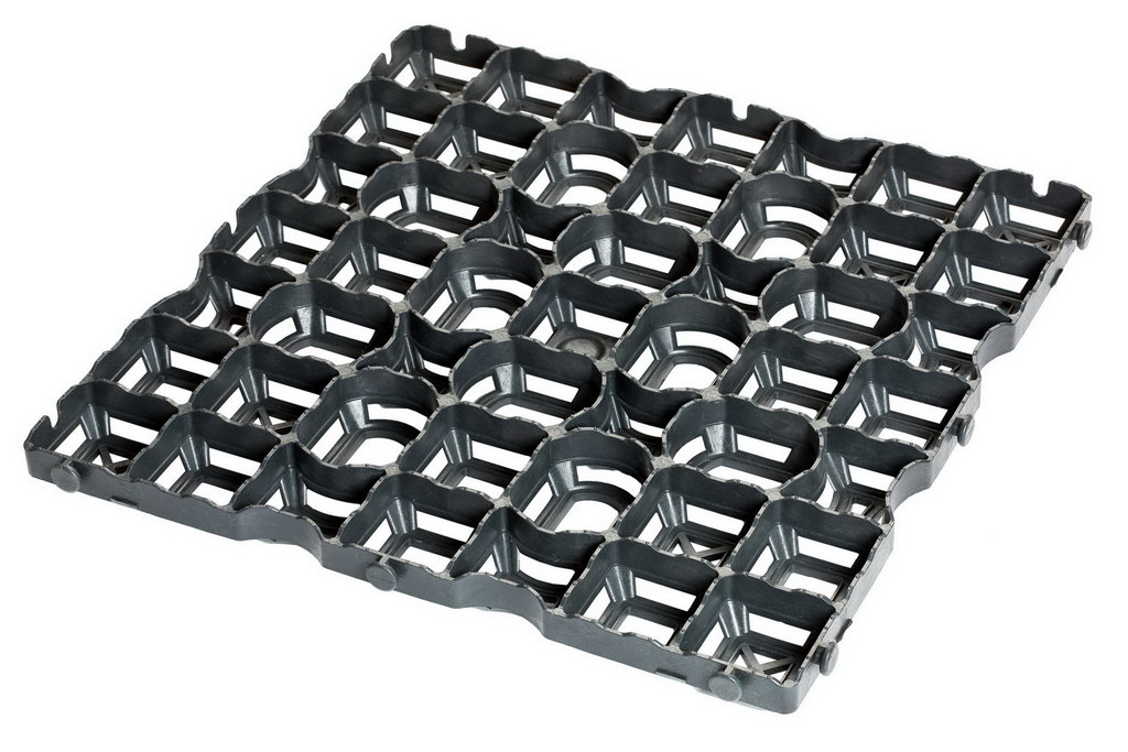 Paddockplatte Reitplatzgitter RG 40 Evolution -  kombiniert eine schnelle Entwässerung mit einem integrierten Wasserspeicher