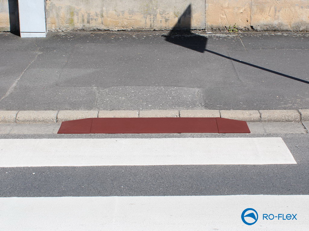 Fußgängerüberweg Verkehrsinsel Rampen Set 45