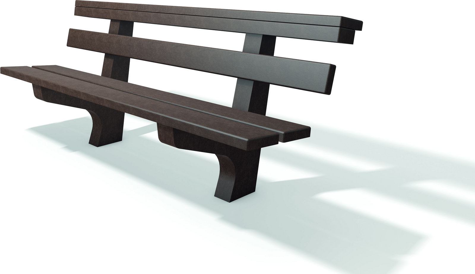Jugendbank Tremezzo aus Recycling Kunststoff Jugendbank Parkbank Sitzbank