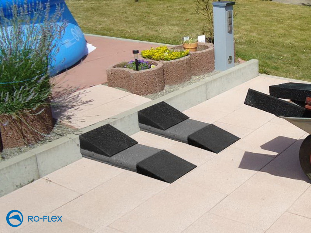 Türschwellenrampe Gartenbereich