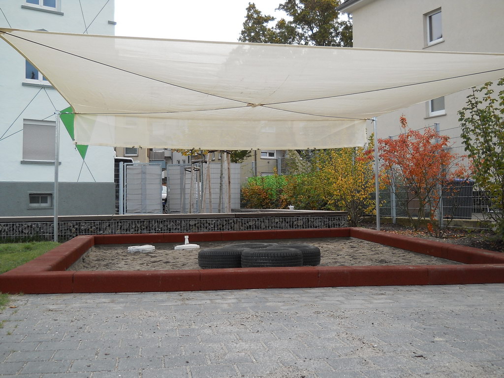 Blockstufen RO-FLEX Sonnensegel Sandkastenabdeckung