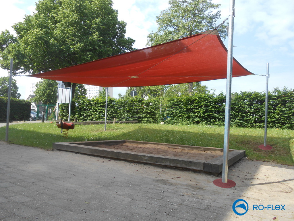 RO-FLEX Sonnensegel Pfostenschuhabdeckung
