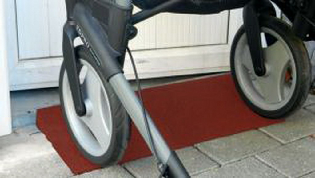 Auffahrrampe Rollstuhl