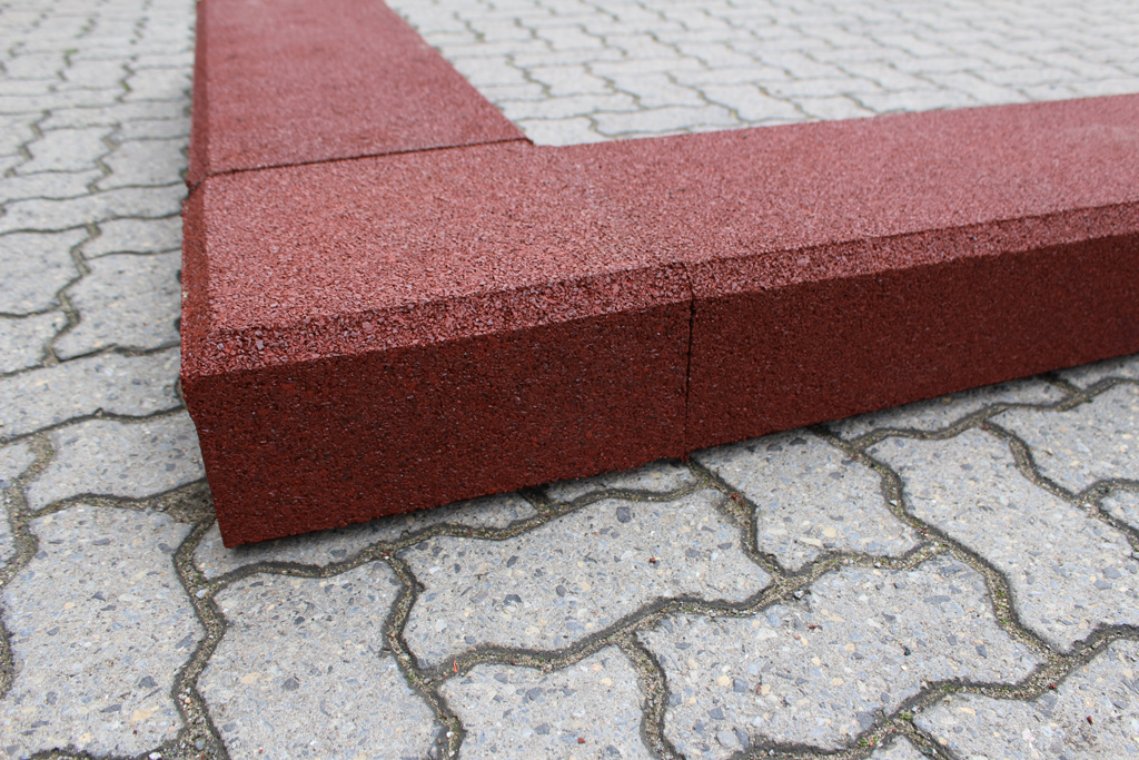 Blockstufen mit Ecketeil