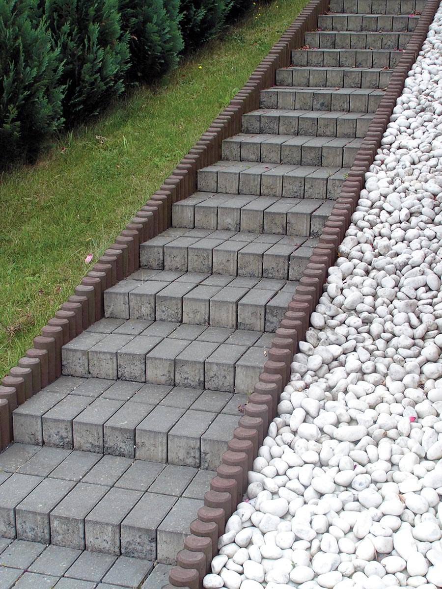 Hohlkehlpalisaden  Kunststoff - Hohlprofil.