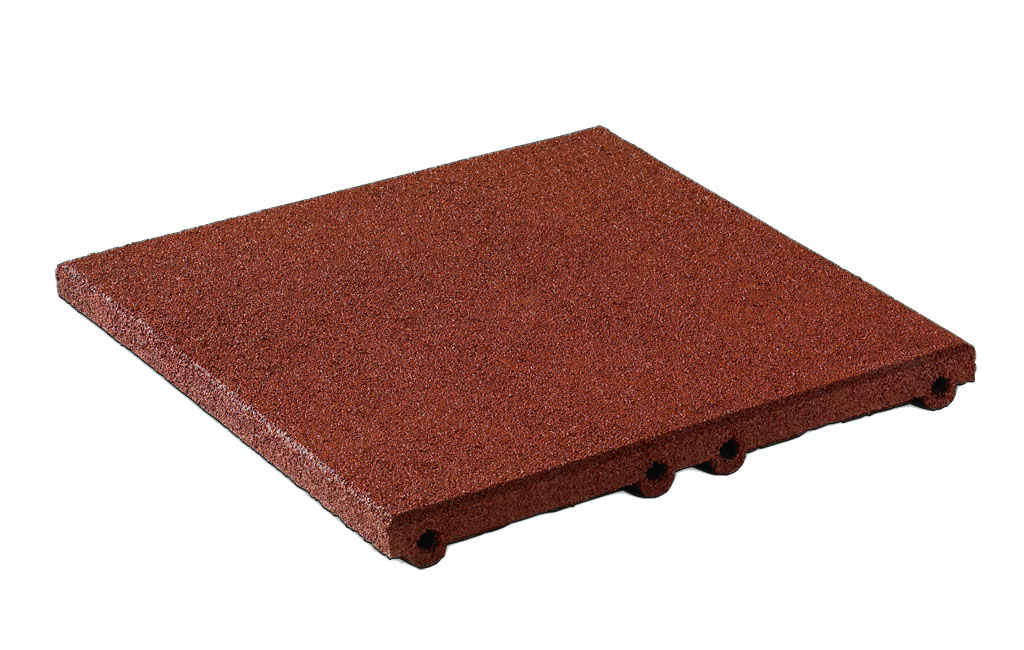 Bodenplatte modulares Rampensystem 40 mm Rotbraun